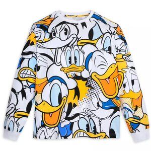 Sold out Disney "Donald Duck Long Sleeve T-Shirt for Adults" | Size Small